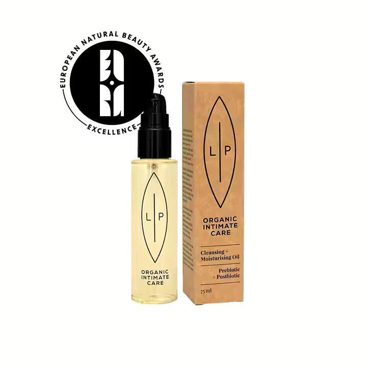 Lip Intimate Care Cleansing + Moisturising Oil, Prebiotic + Postbiotic 75 ml