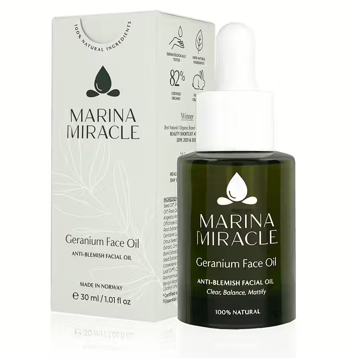 Marina Miracle Geranium Face Oil 30ml
